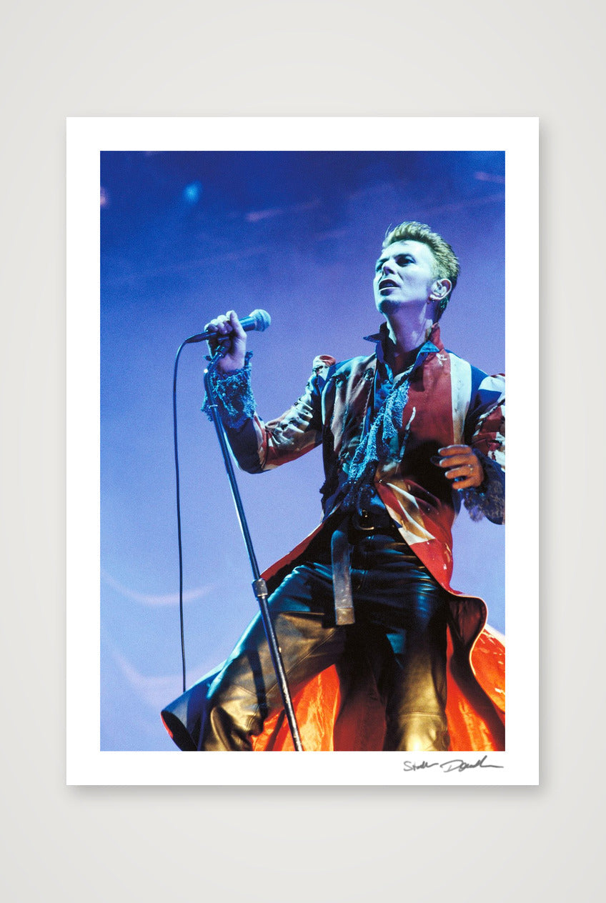 David Bowie - Alexander McQueen Union Jack Frock Coat — A2 (42×59cm, 17×23") Print only