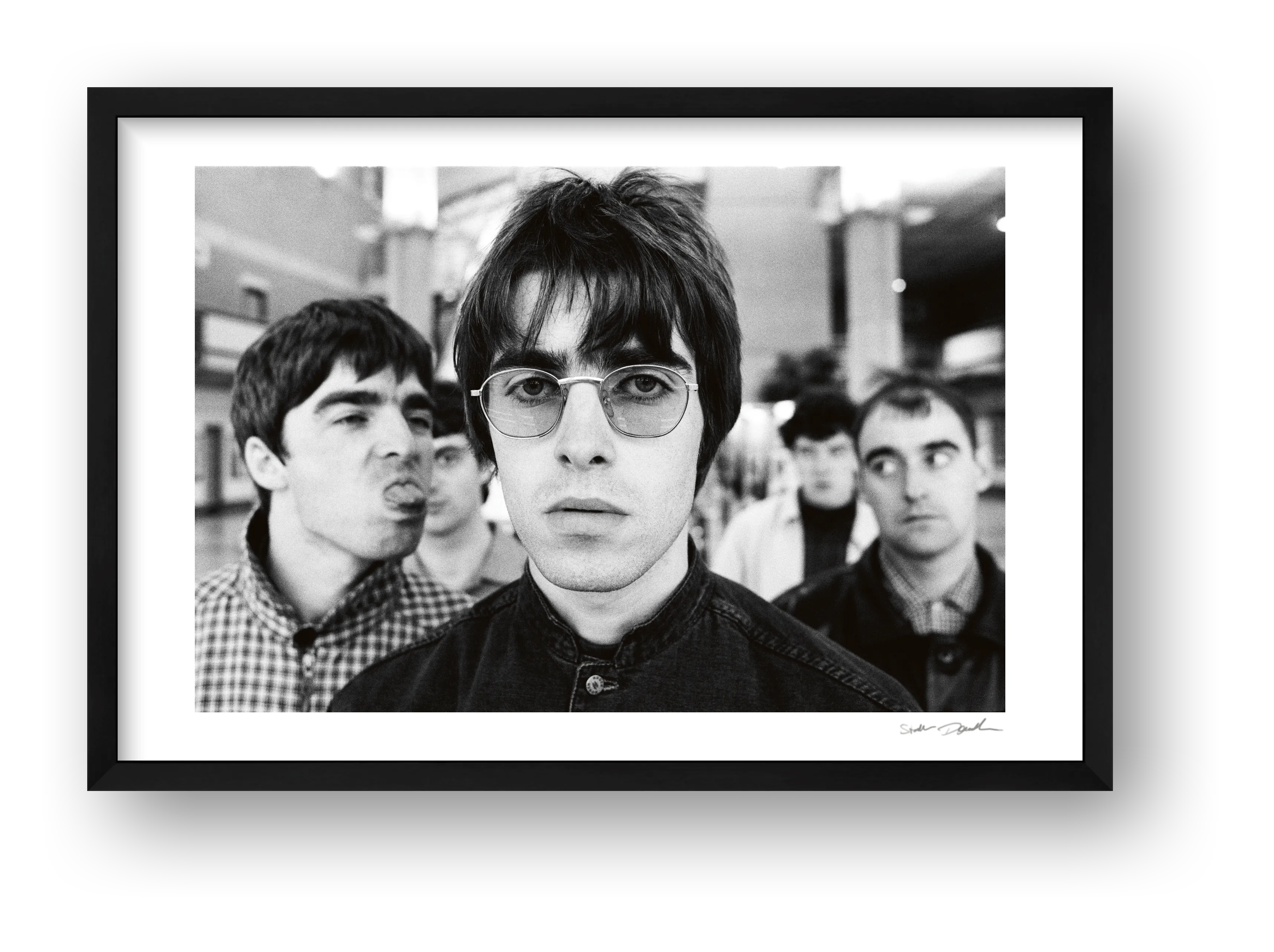 Oasis - Battling Gallaghers — framed