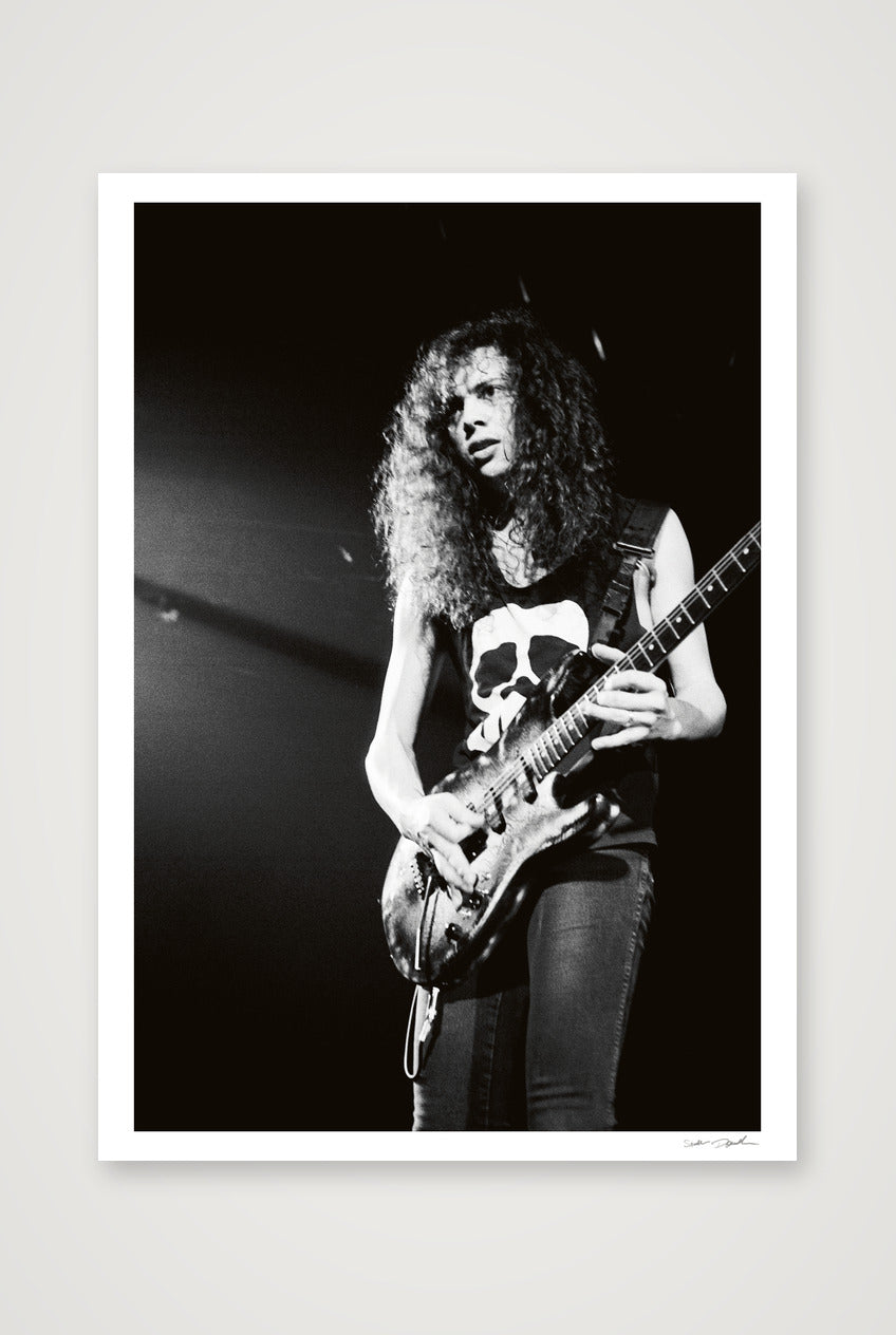 Kirk Hammett - Metallica - Texas 1989 — A1 (59×84cm, 23×33") Print only