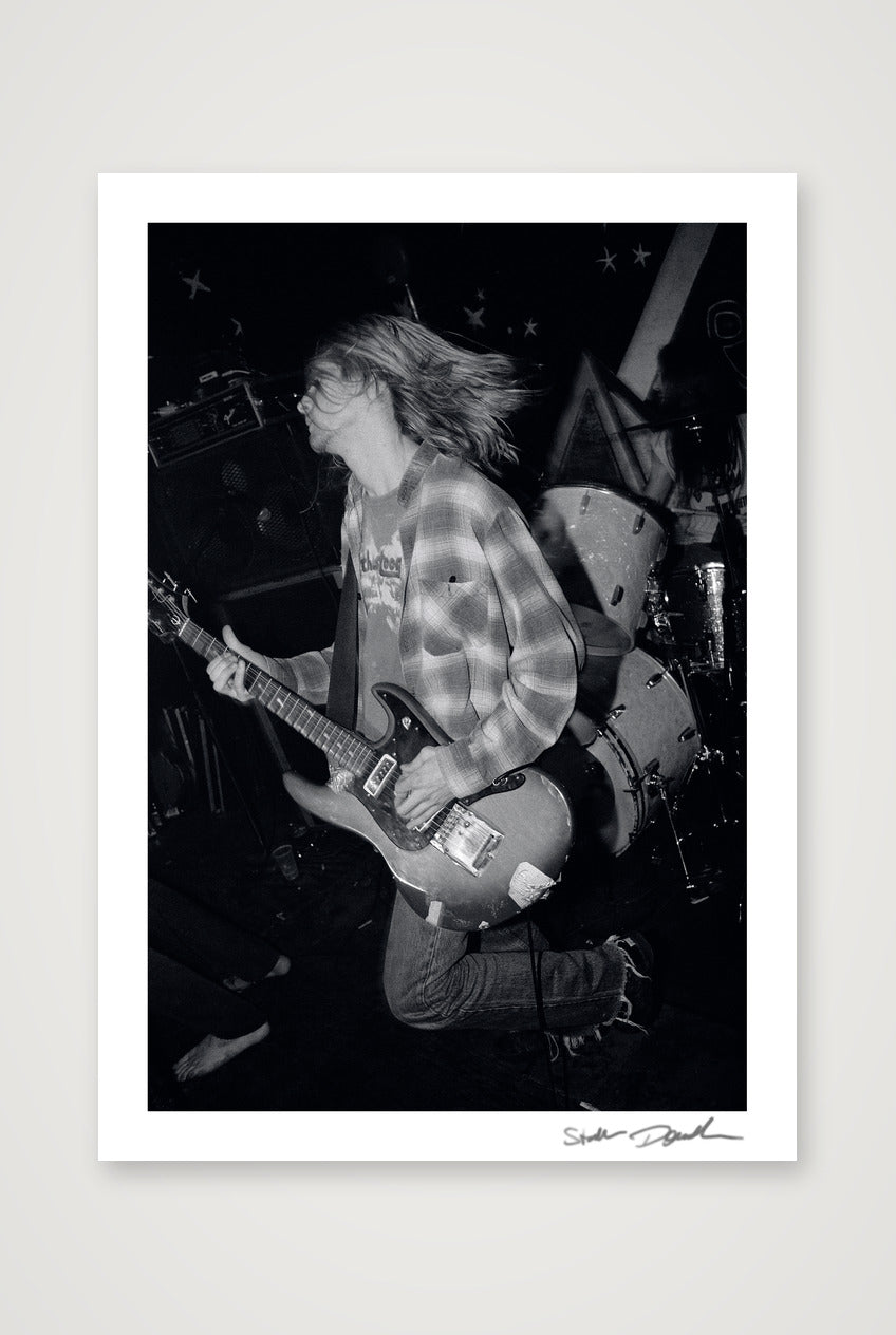 Kurt Cobain - Nirvana - Pyramid Club NYC #1 — A3 (30×42cm, 12×17") Print only