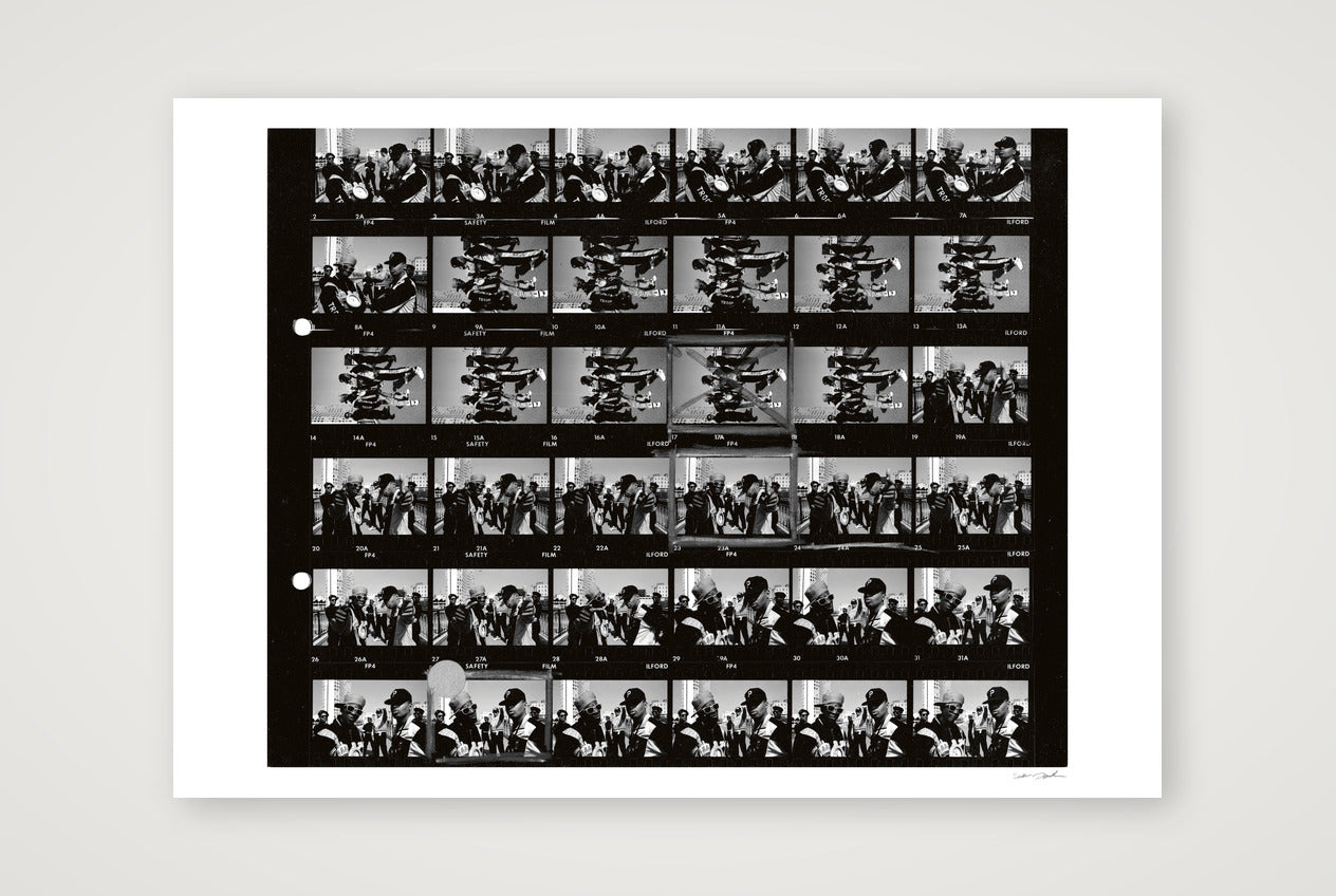 Public Enemy - 1988 -Contact Sheet A — A0 (119×84cm, 47×33") Print only
