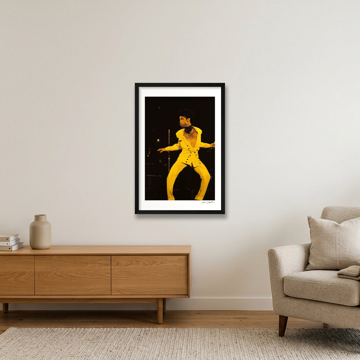 Prince - Olympiahalle, Munich - Shake It Baby — 40×60cm, 16×24" Black Frame