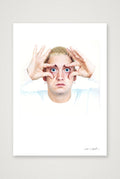 Eminem - Eyes Wide Open - Cross Process — A3 (30×42cm, 12×17") Print only