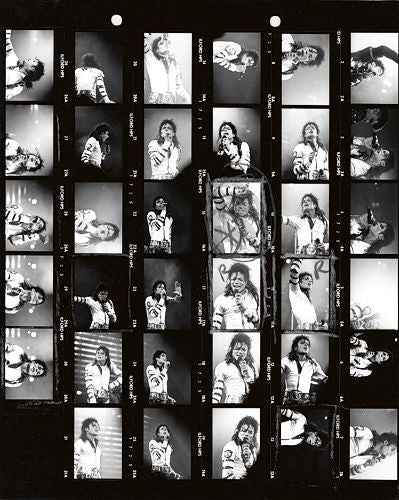 Michael Jackson - Wembley - Roll 11B Contact Sheet