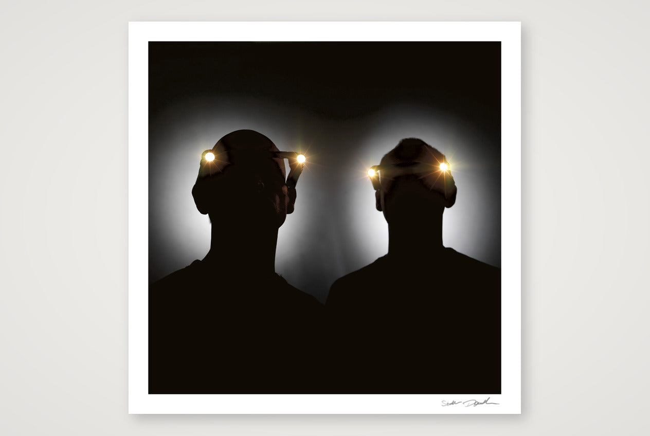 Orbital - Faceless Techno Bollocks — 30×30cm, 12×12" Print only