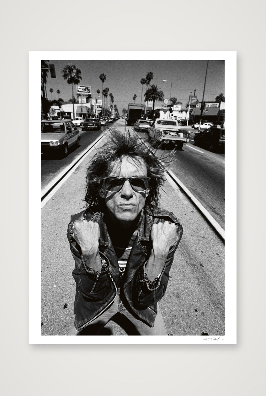 Iggy Pop - Hollywood Boulevard — A1 (59×84cm, 23×33") Print only