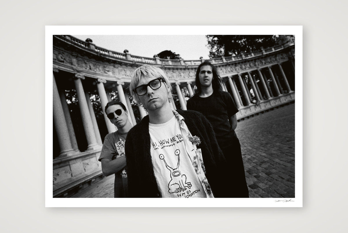 Nirvana – Parque del Retiro – Madrid 1992 - Colonnade 2 — A1 (84×59cm, 33×23") Print only