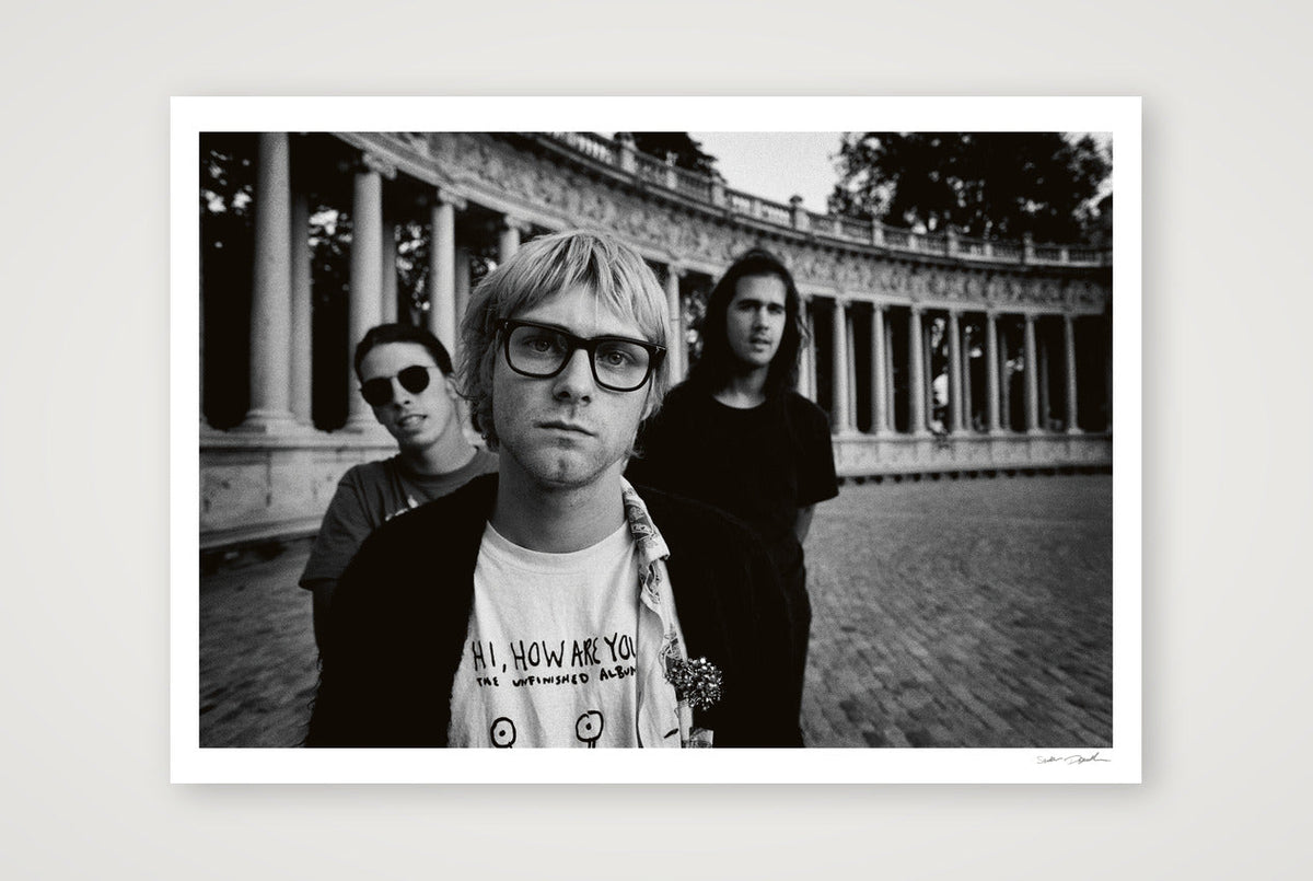 Nirvana – Parque del Retiro – Madrid 1992 - Colonnade 1 — A1 (84×59cm, 33×23") Print only