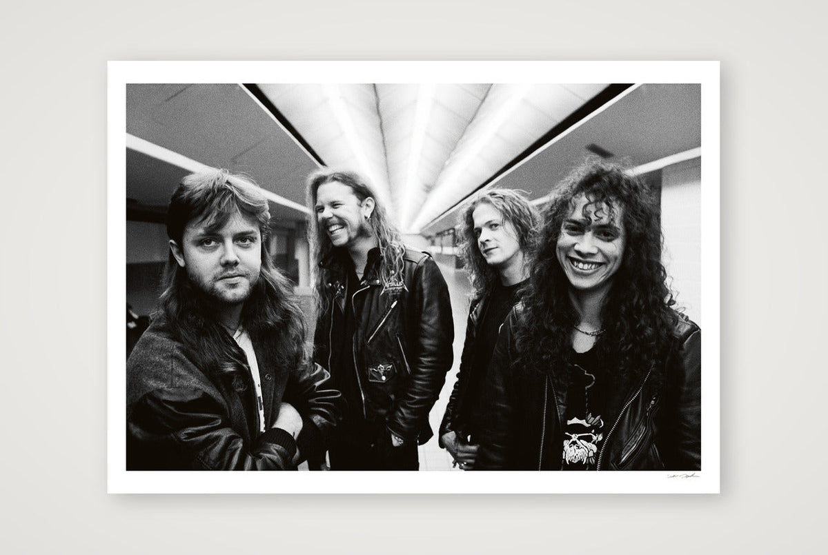 Metallica - Houston 1989 - Backstage Corridor — A0 (119×84cm, 47×33") Print only