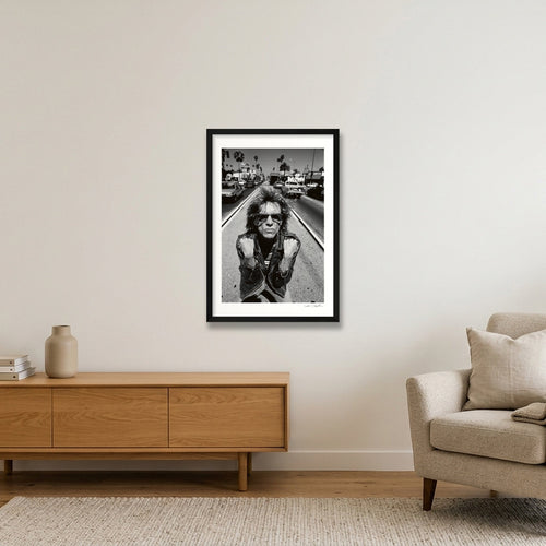 Iggy Pop - Hollywood Boulevard — 40×60cm, 16×24" Black Frame
