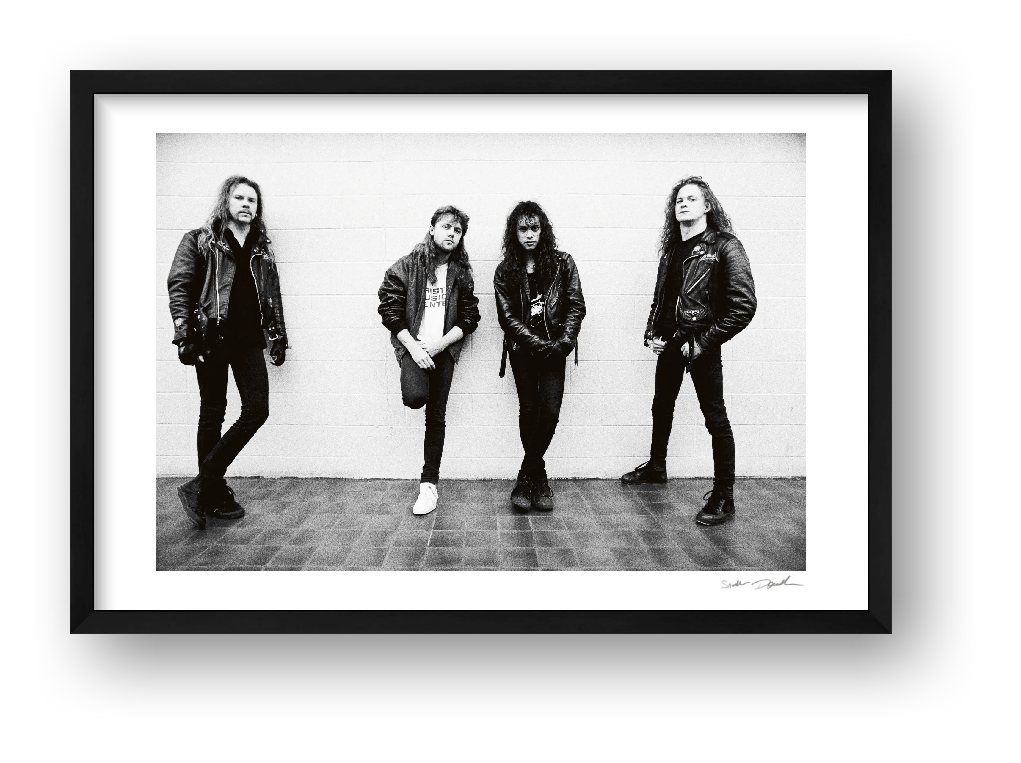 Metallica- Houston 1989 - Up Against The Wall — framed