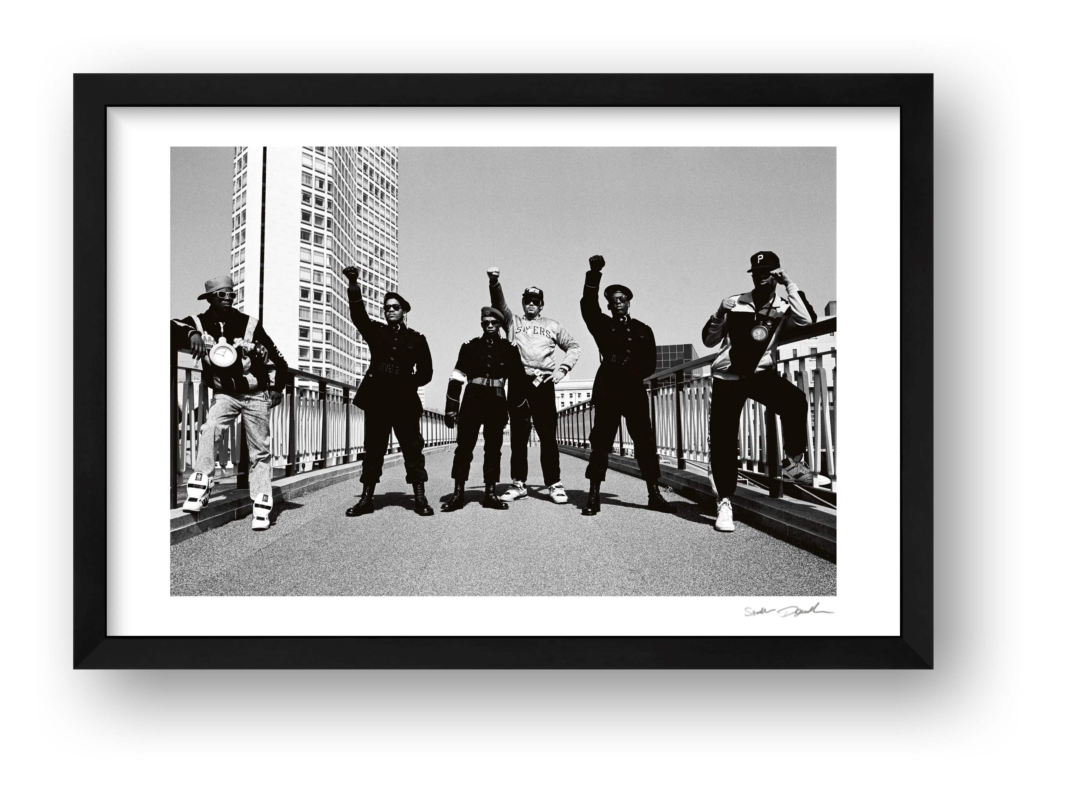 Public Enemy - 1988 - Black Power — framed