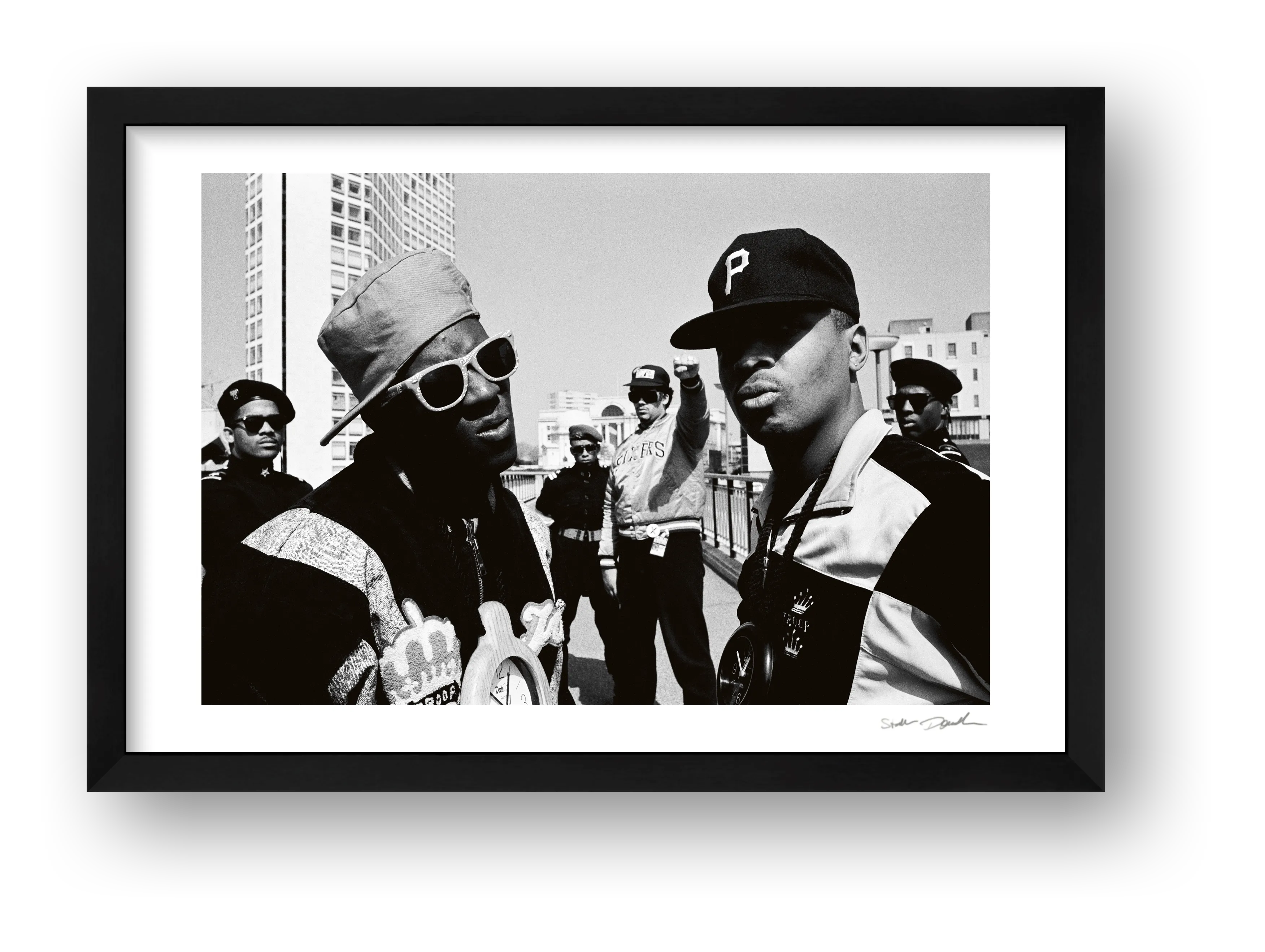 Public Enemy - 1988 - Chuck D and Flavor Flav — framed