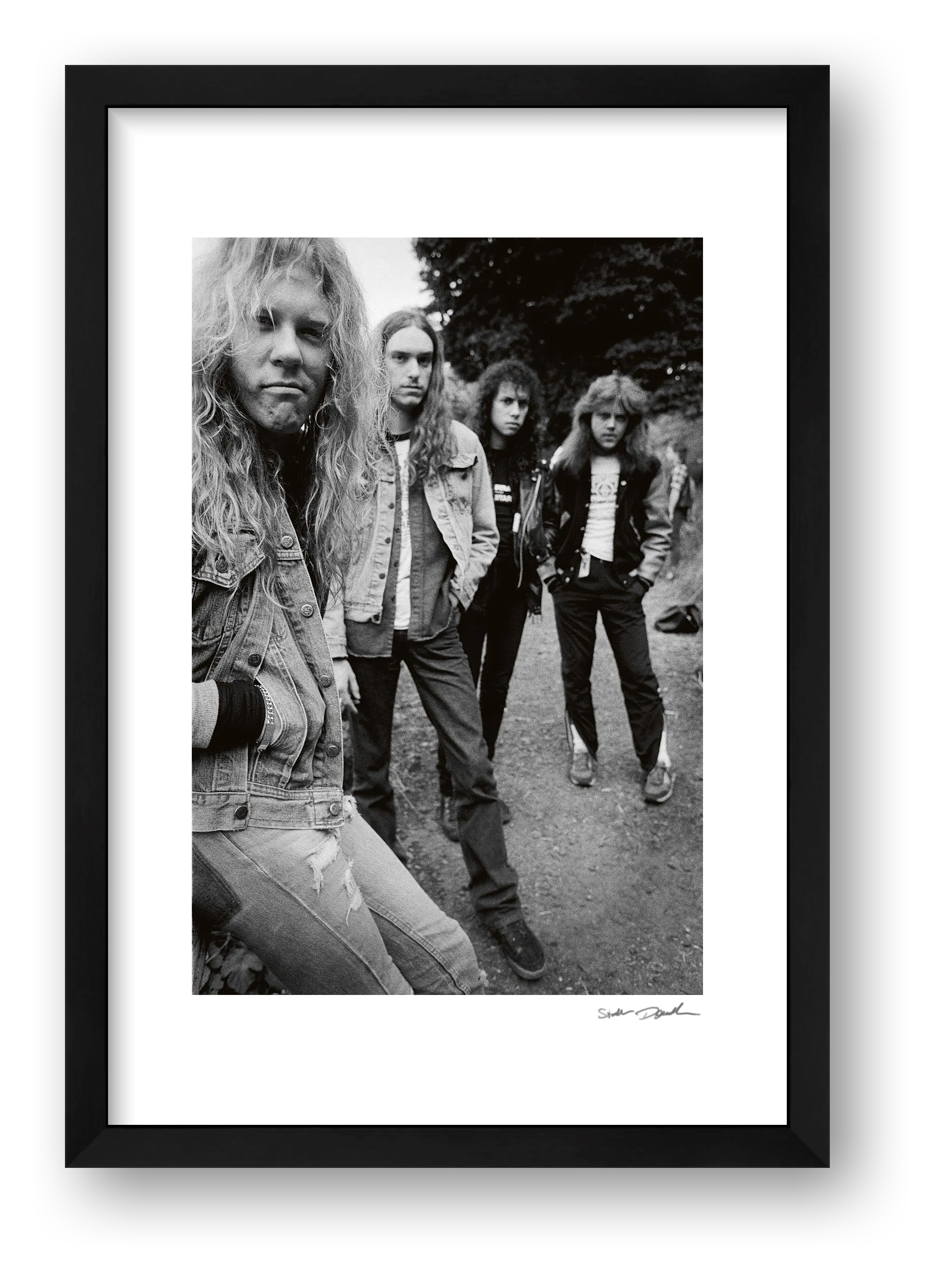 Metallica - Edinburgh 1986 - With Cliff — framed