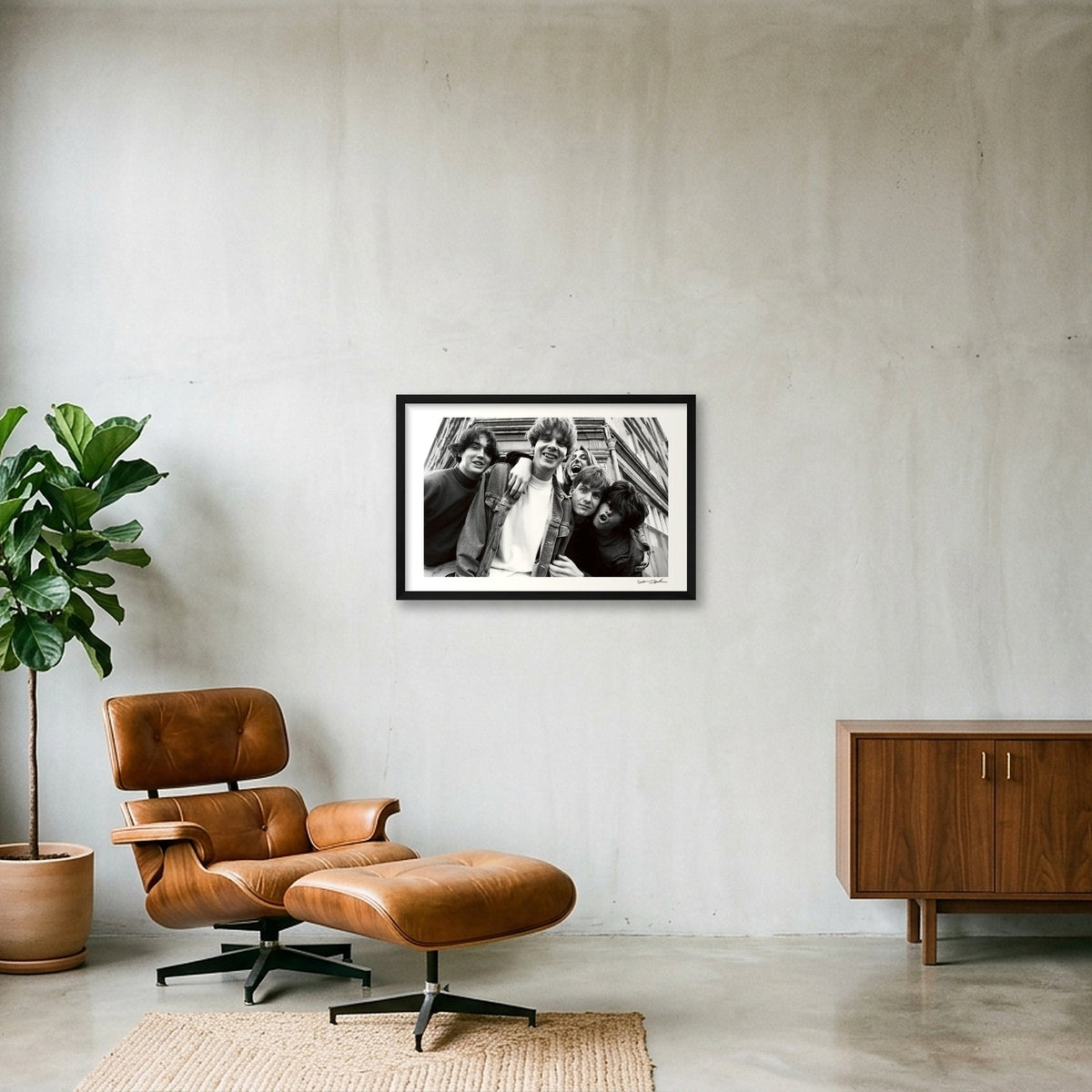 The Charlatans - Kings Road - Fooling Around — 60×40cm, 24×16" Black Frame