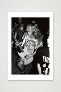 Kurt Cobain - In the crowd, rocking out — 30×45cm, 12×18" Print only