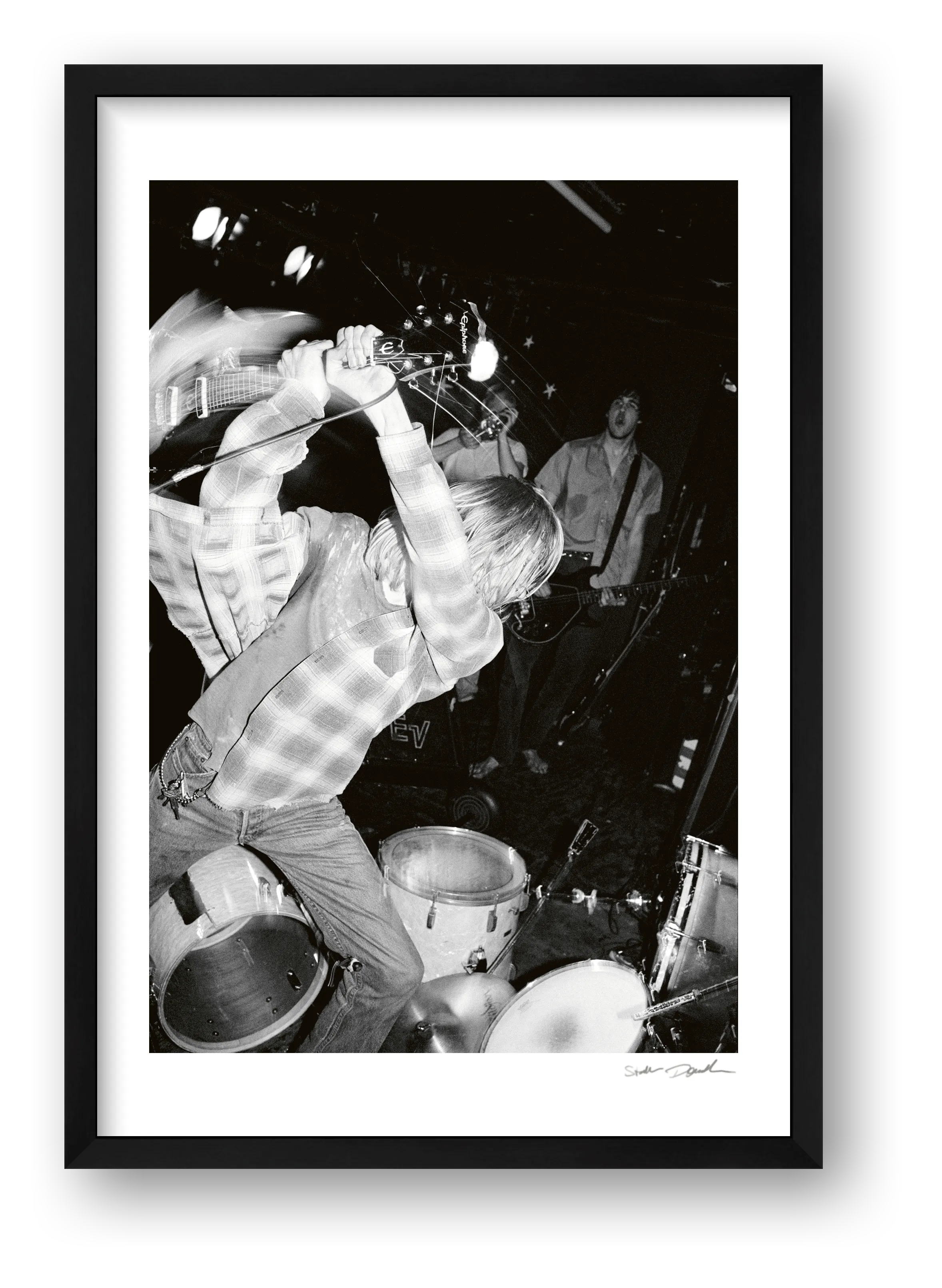 Kurt Cobain - Nirvana - Pyramid Club NYC - The Breaking Point — framed