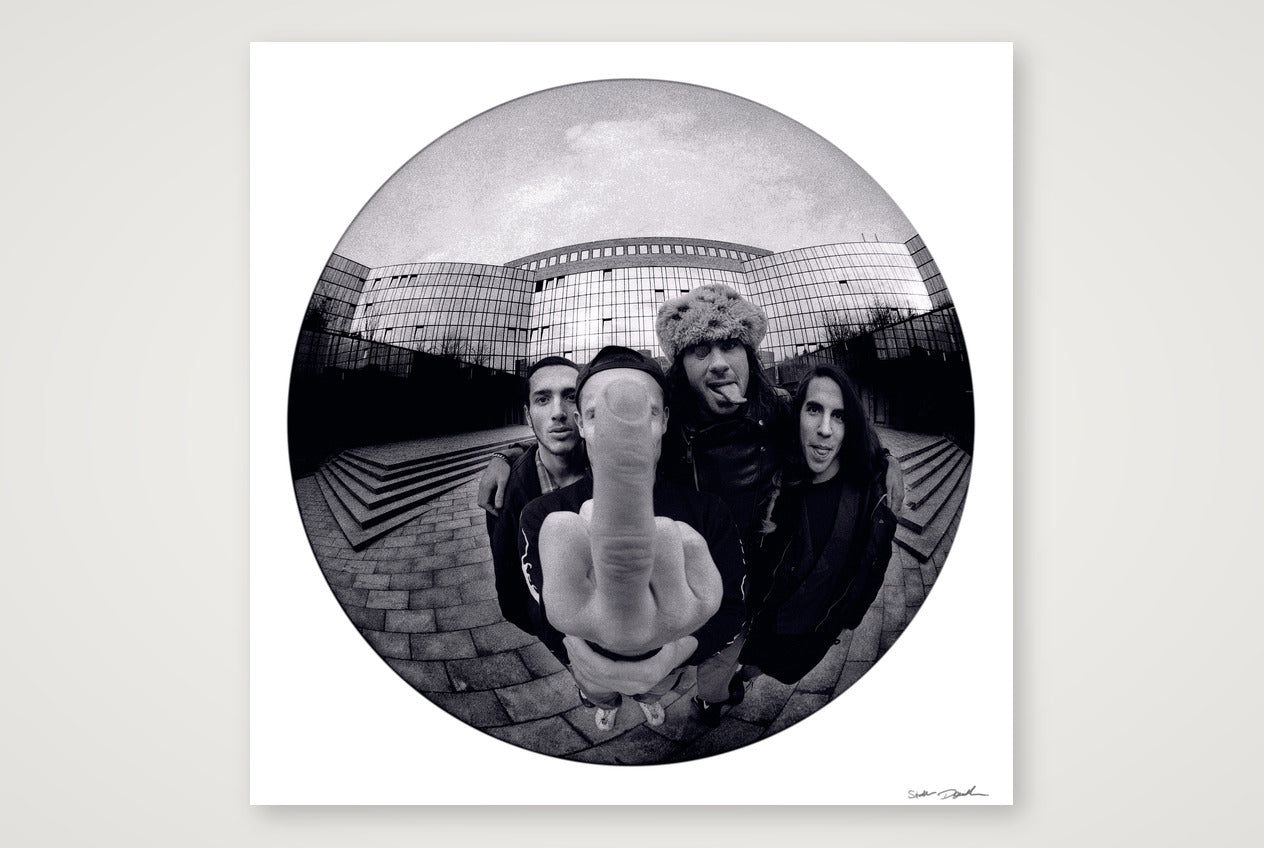 Red Hot Chilli Peppers - FishEye Lens - Munich - Take 1 — 84×84cm, 33×33" Print only