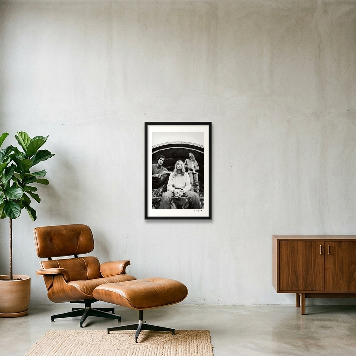 Nirvana – East River Amphitheatre – Portrait 1 — 40×60cm, 16×24" Black Frame