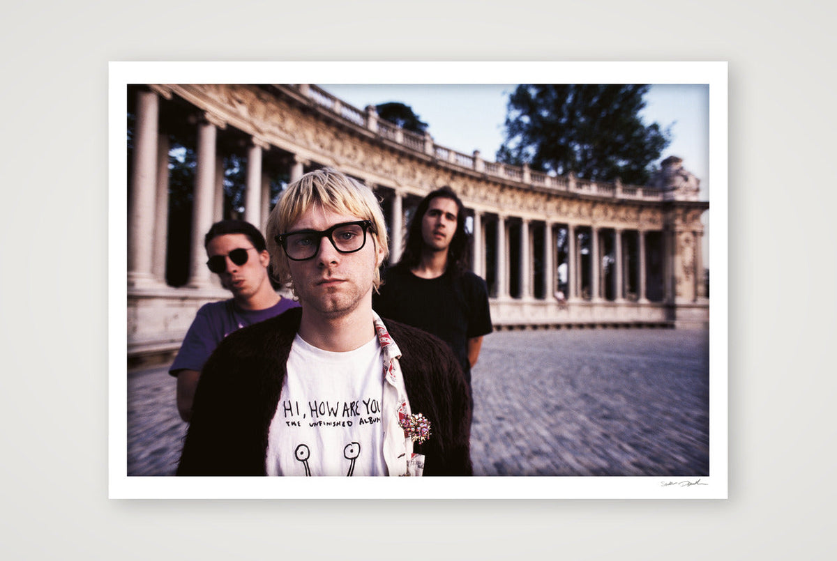 Nirvana – Parque del Retiro – Madrid 1992 - Colonnade Colour — A1 (84×59cm, 33×23") Print only