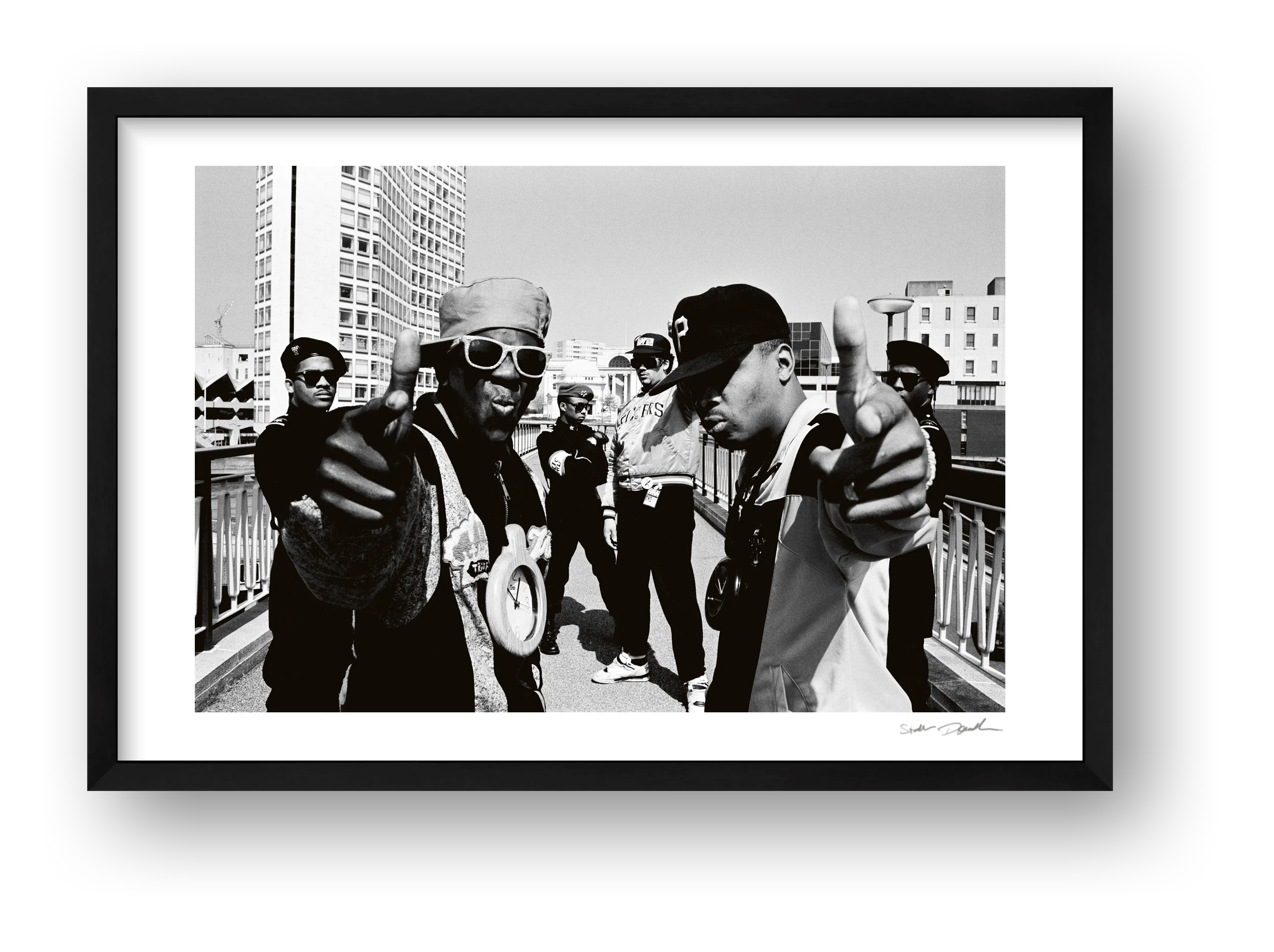 Public Enemy - 1988 - Hands Up — framed