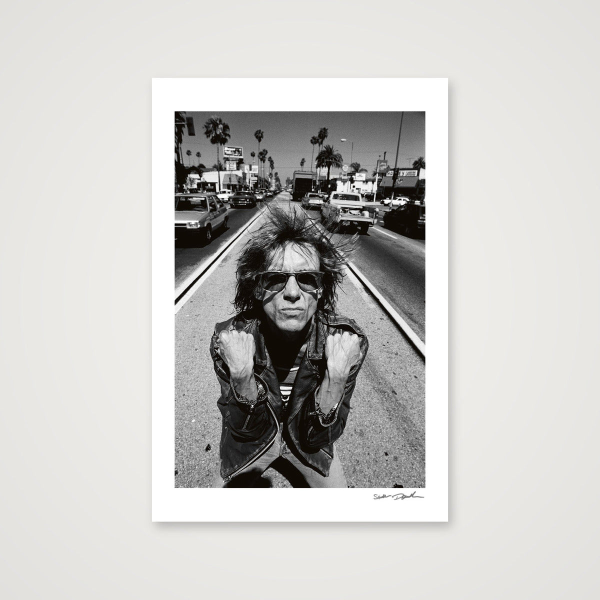 Iggy Pop - Hollywood Boulevard - 1988 — 30×45cm, 12×18" Print only