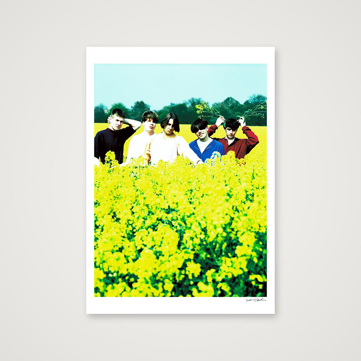 The Charlatans - Northwich Rape Field 1 — A1 (59×84cm, 23×33") Print only