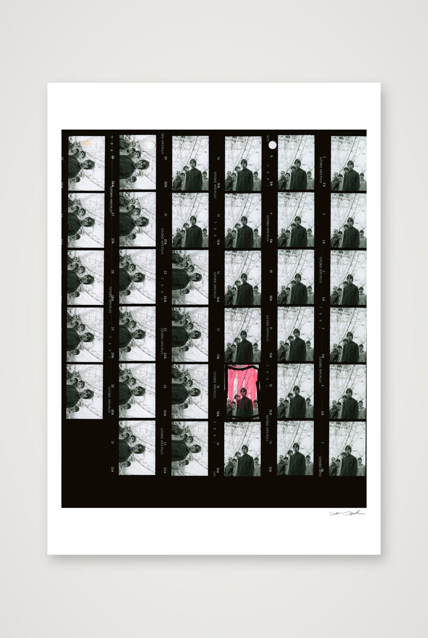 Oasis – Jodrell Bank – Contact Sheet 49A — A1 (59×84cm, 23×33") Print only
