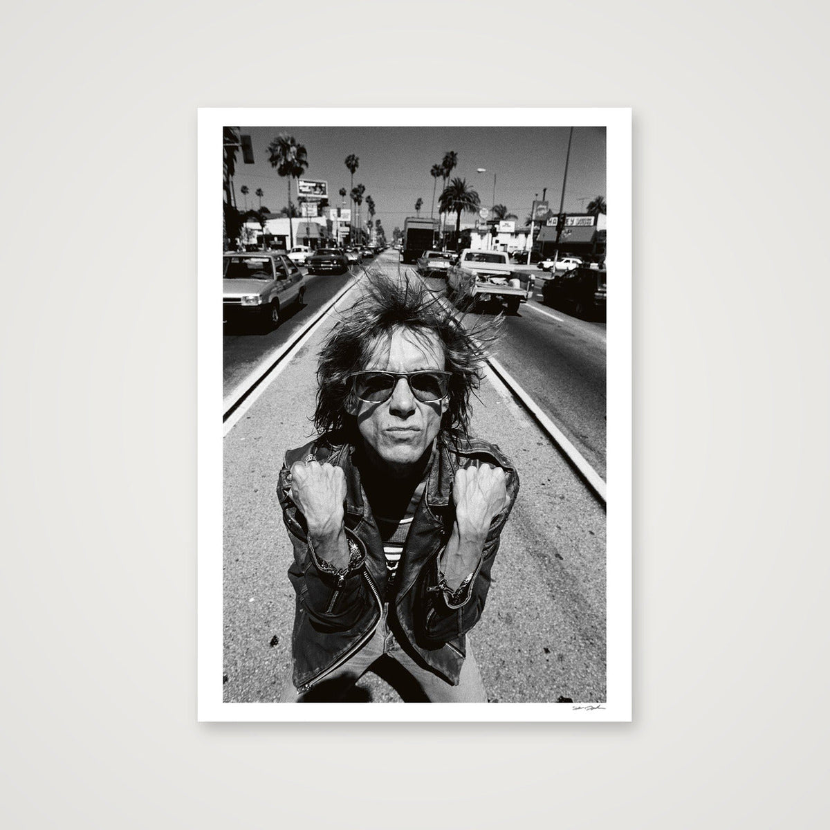 Iggy Pop - Hollywood Boulevard - 1988 — A0 (84×119cm, 33×47") Print only