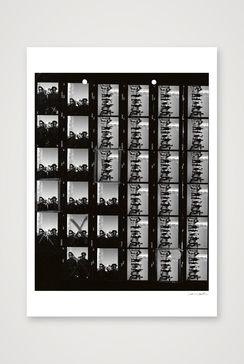 Public Enemy - 1988 - Contact Sheet C — A1 (59×84cm, 23×33") Print only