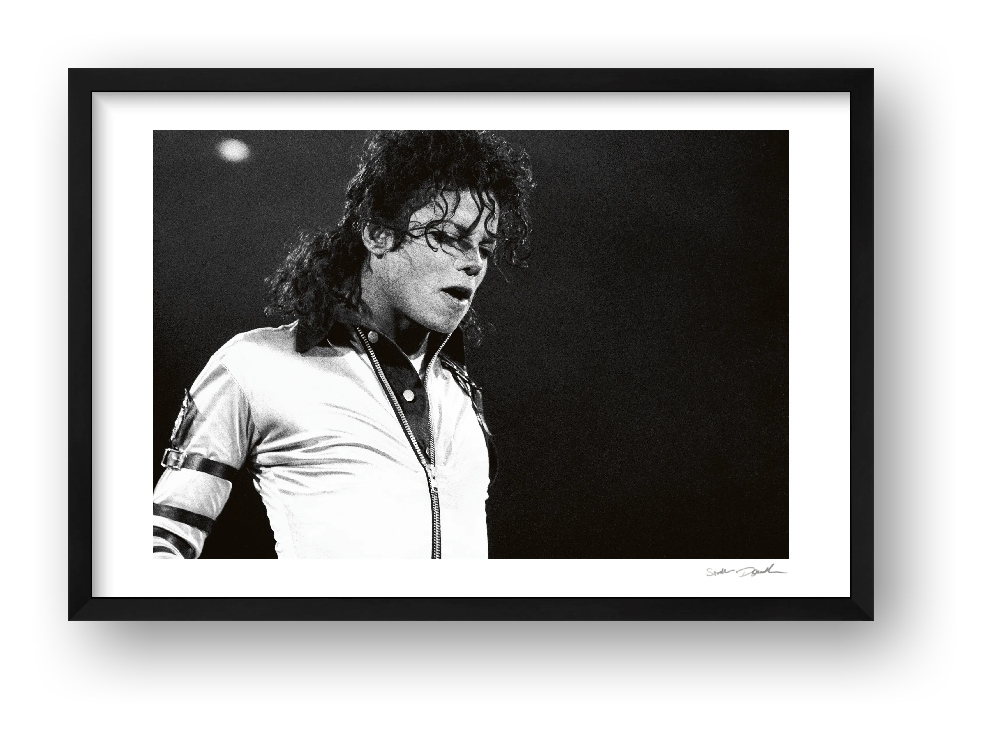 Michael Jackson - Wembley - Roll 11B Frame 13 — framed