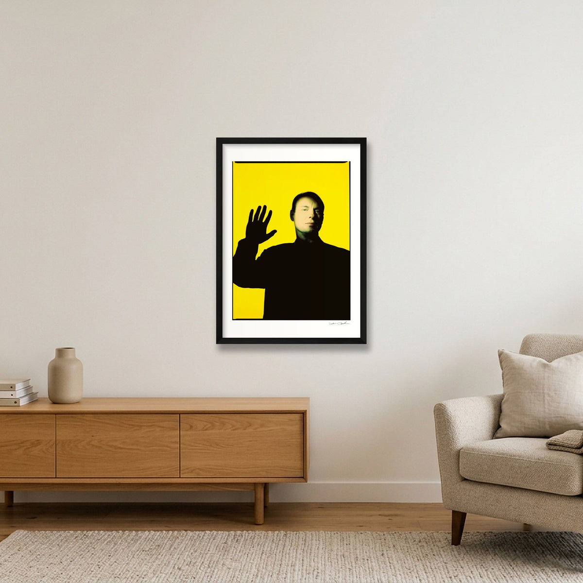 Brian Eno - Wired Cover — 42×59cm, 17×23" Black Frame