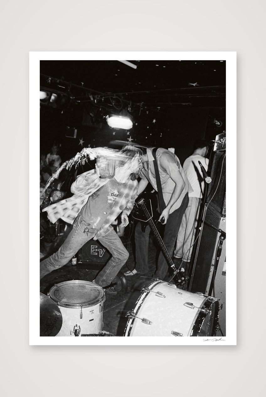 Kurt Cobain - Nirvana - Pyramid Club NYC - The Beer Pitcher — A1 (59×84cm, 23×33") Print only