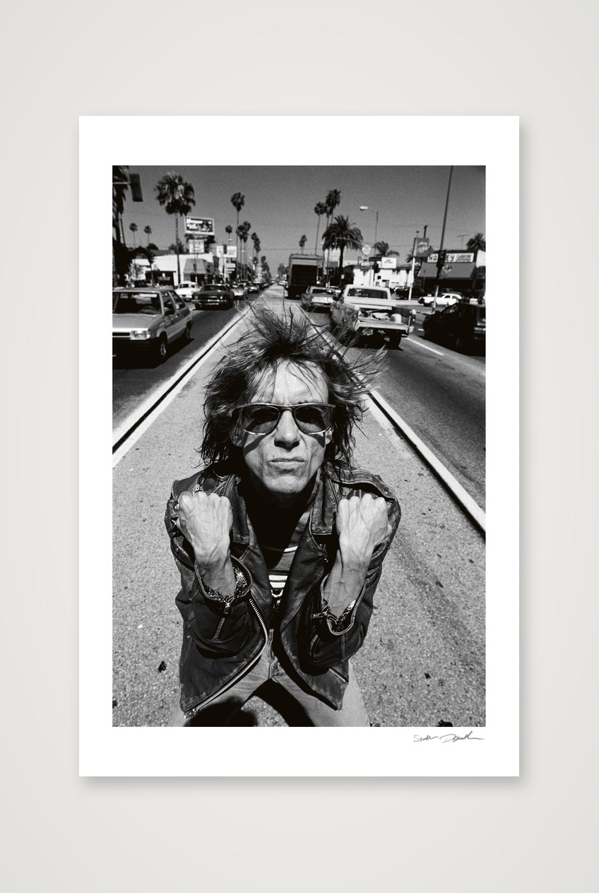Iggy Pop - Hollywood Boulevard — 40×60cm, 16×24" Print only
