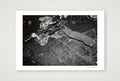 Kurt Cobain - Nirvana - Pyramid Club NYC - On the Floor — 45×30cm, 18×12" Print only