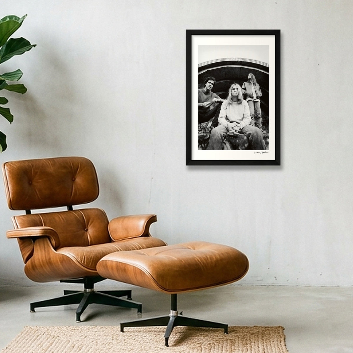 Nirvana – East River Amphitheatre – Portrait 1 — 30×45cm, 12×18" Black Frame