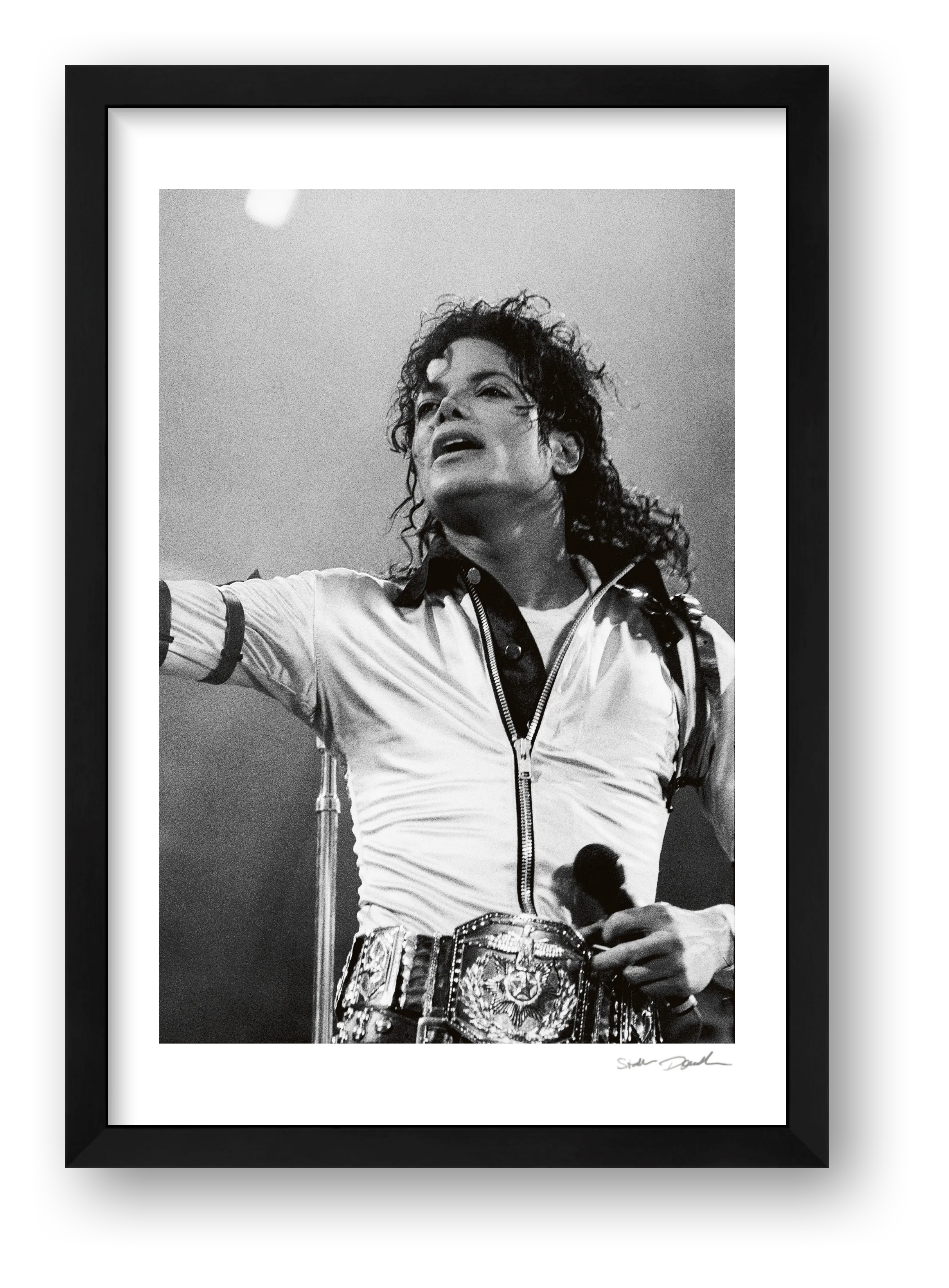 Michael Jackson - Wembley - Roll 11B Frame 10 — framed
