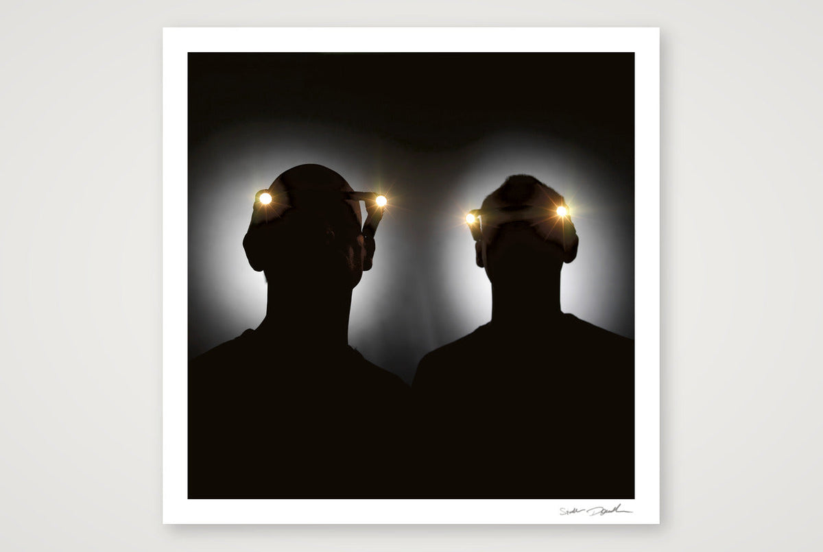Orbital - Faceless Techno Bollocks — 40×40cm, 16×16" Print only