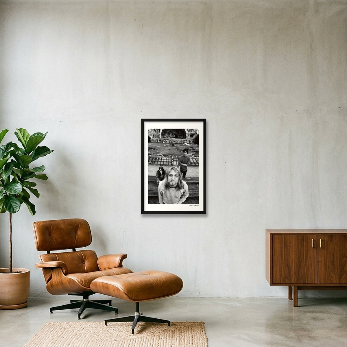 Nirvana – East River Amphitheatre – Portrait 3 — 40×60cm, 16×24" Black Frame