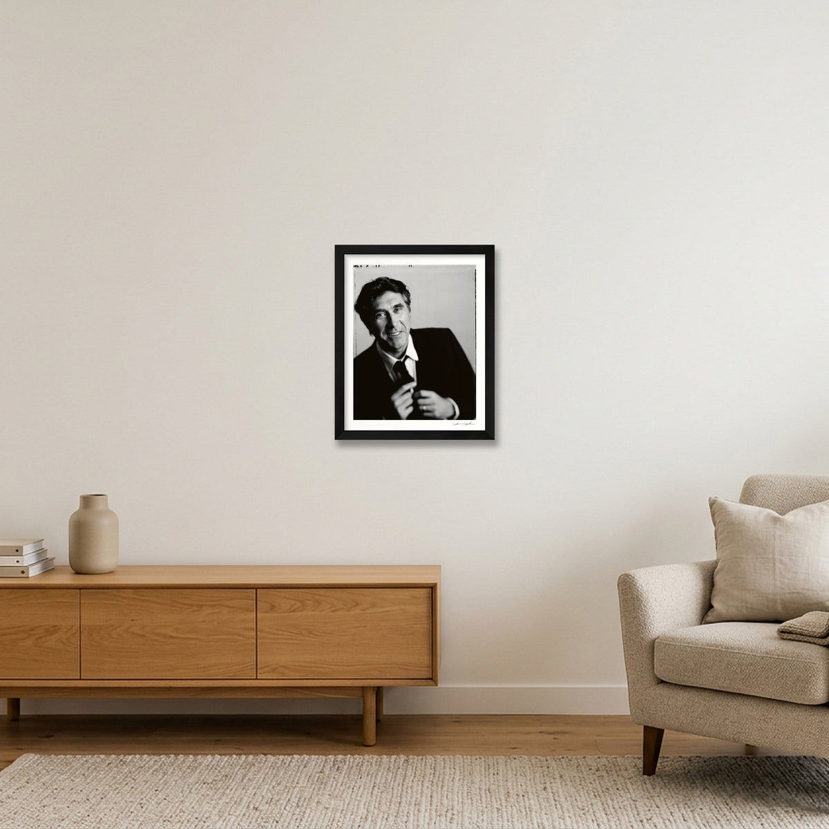 Bryan Ferry - 5x4 BW — 28×35cm, 11×14" Black Frame