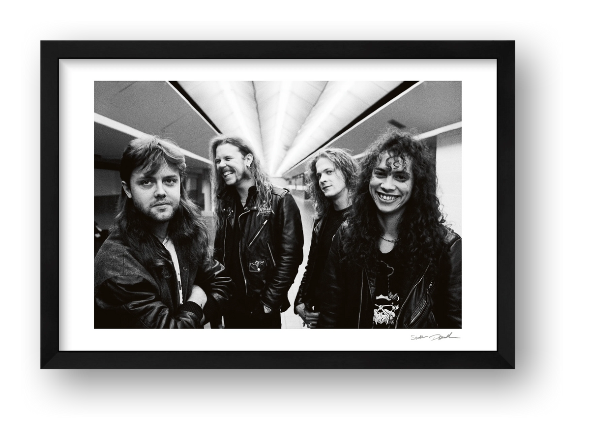 Metallica - Houston 1989 - Backstage Corridor — framed