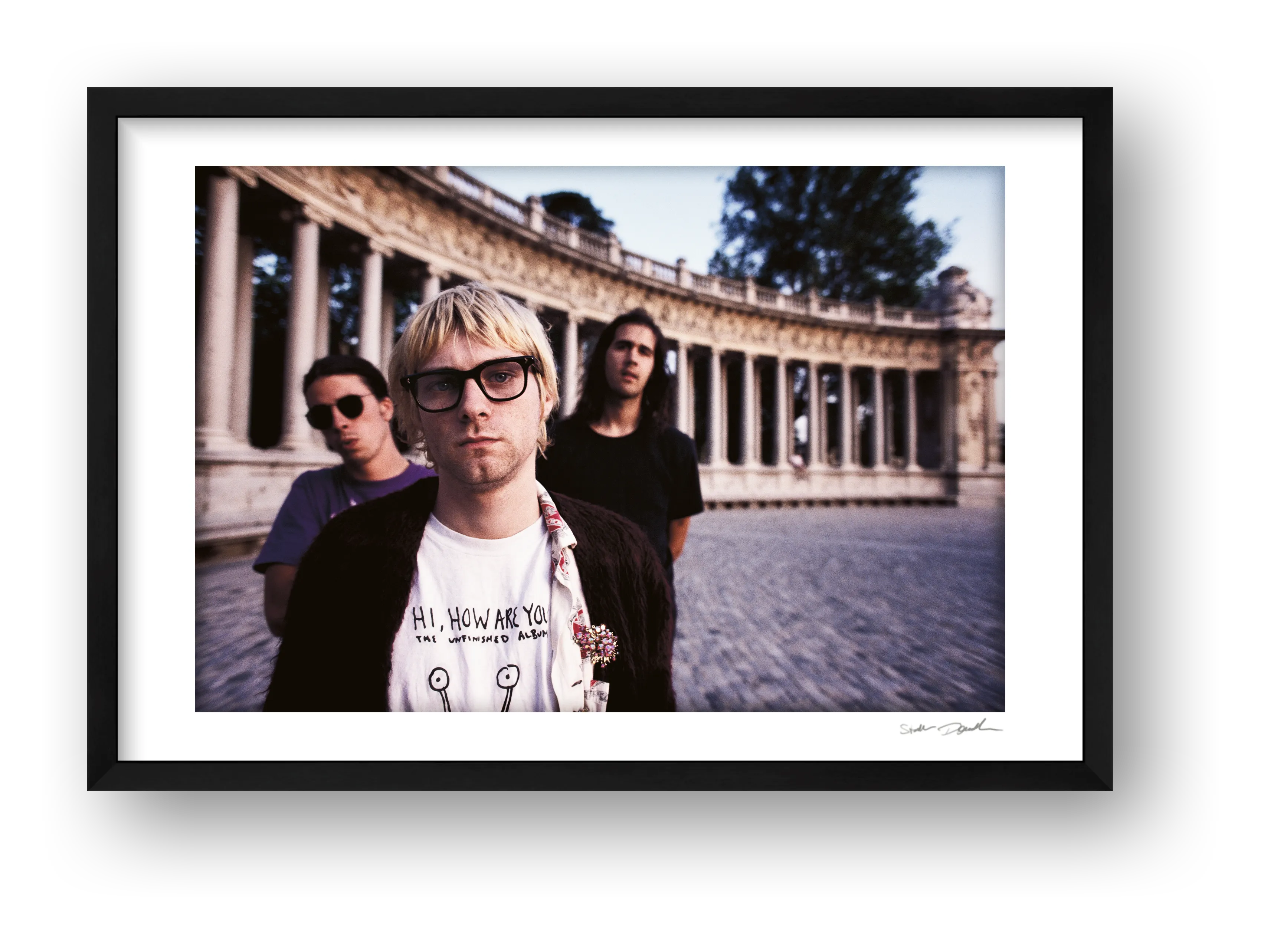 Nirvana – Parque del Retiro – Madrid 1992 - Colonnade Colour — framed