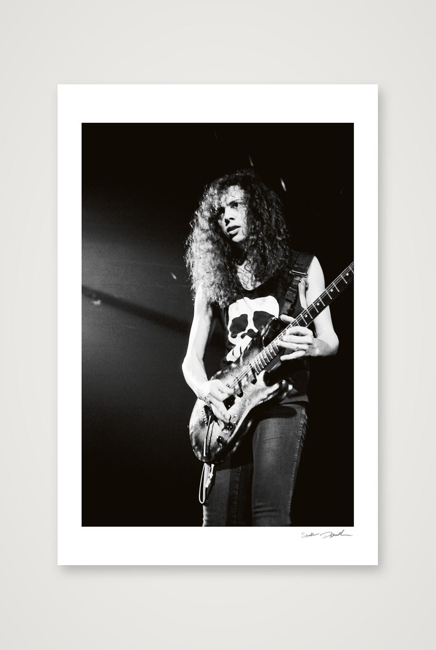Kirk Hammett - Metallica - Texas 1989 — 40×60cm, 16×24" Print only