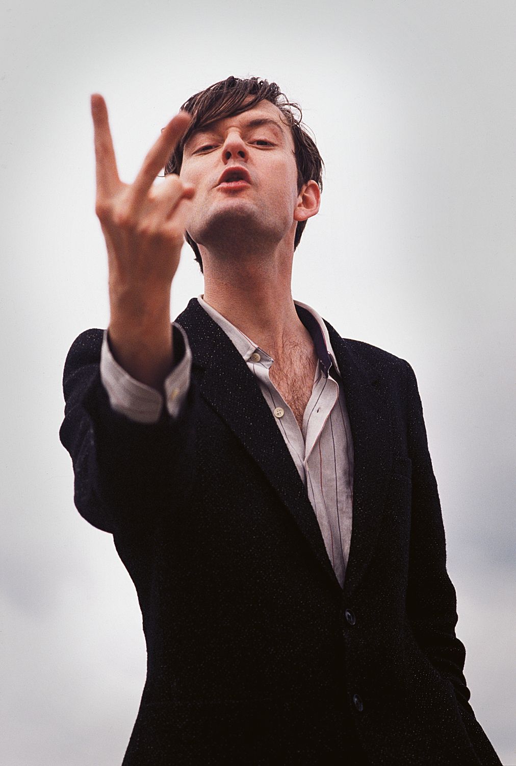 Jarvis Cocker - Pulp - V Sign - Colour