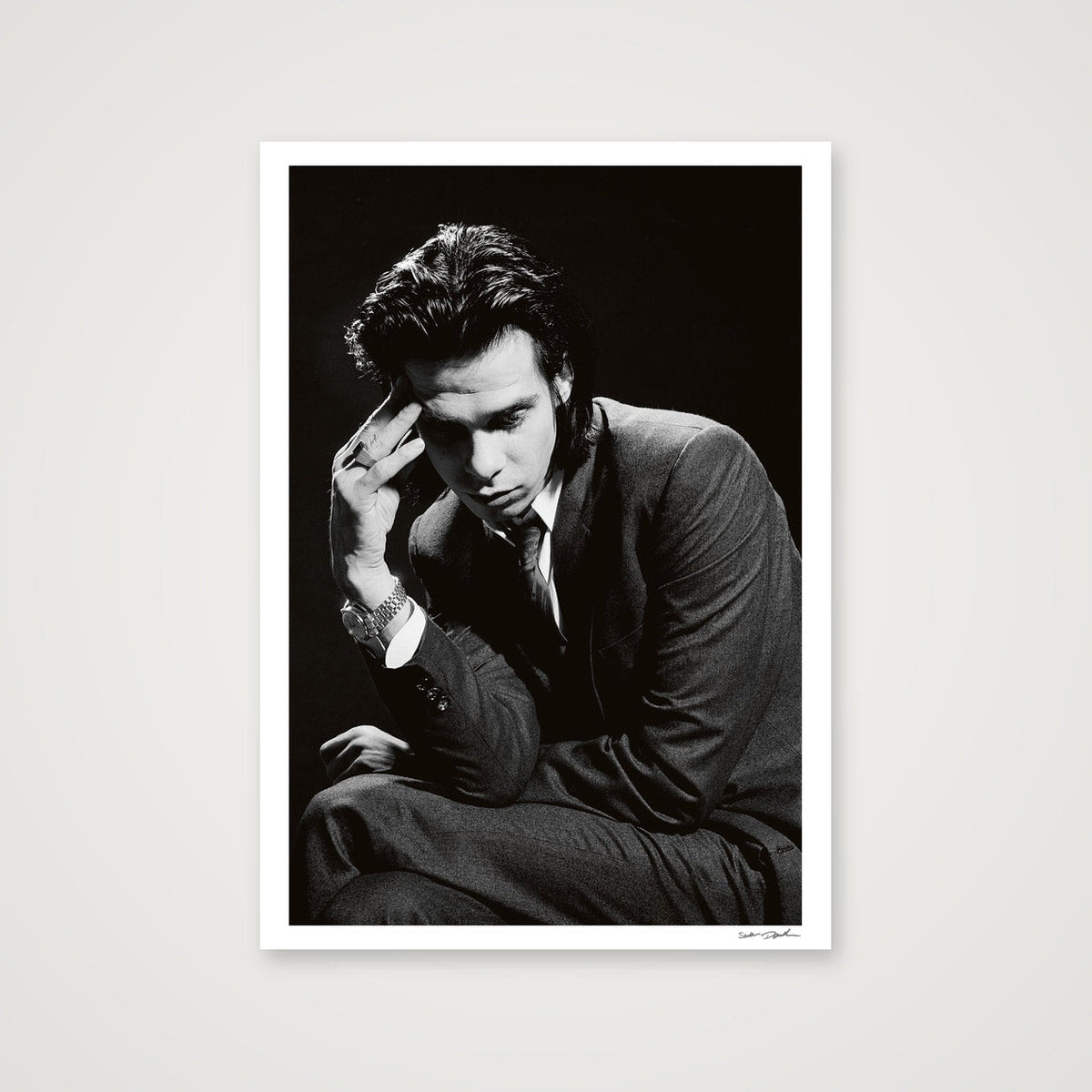 Nick Cave - Seated - 1990 — A1 (59×84cm, 23×33") Print only