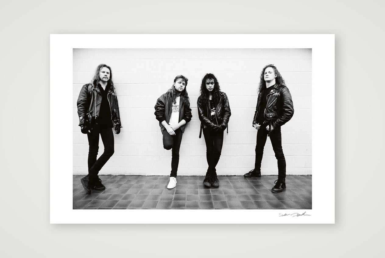 Metallica- Houston 1989 - Up Against The Wall — 45×30cm, 18×12" Print only