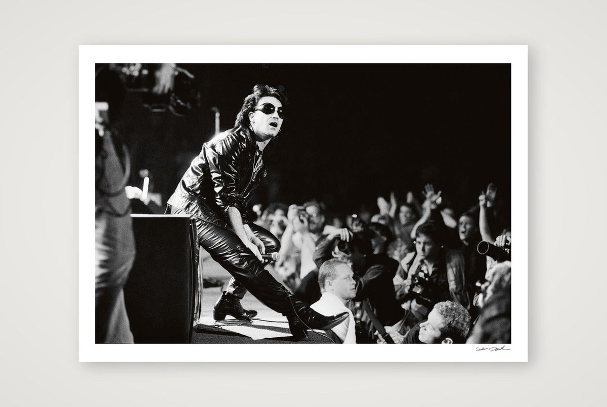 Bono - U2 - The Fly & The Audience — A1 (84×59cm, 33×23") Print only