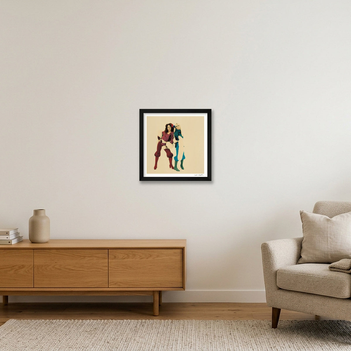Erasure - ABBA-esque — 30×30cm, 12×12" Black Frame