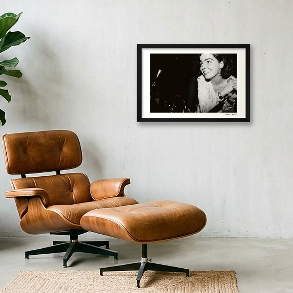 Björk - The Sugarcubes - 1988 — 45×30cm, 18×12" Black Frame