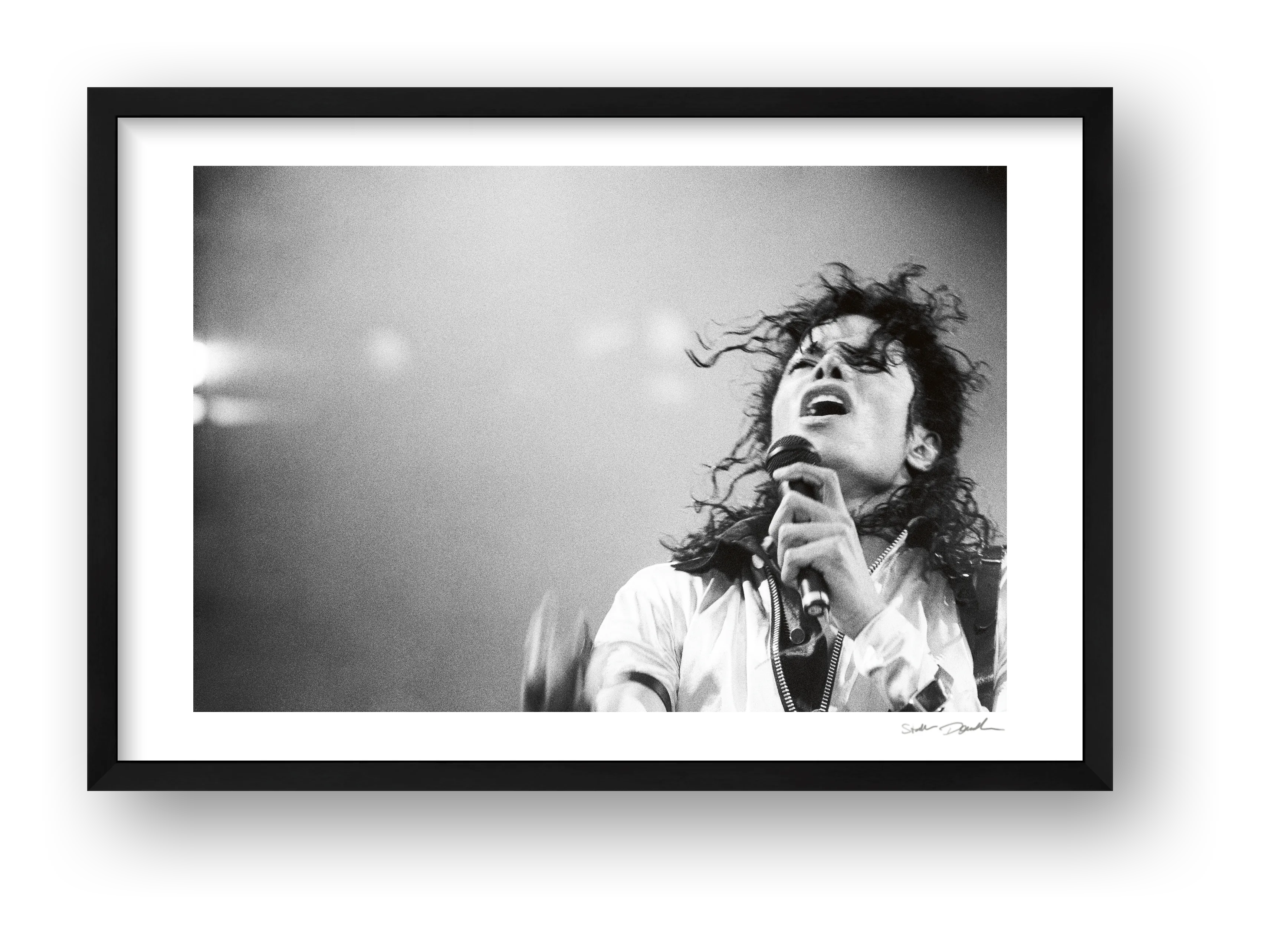 Michael Jackson - Wembley - Roll 11B Frame 33 — framed